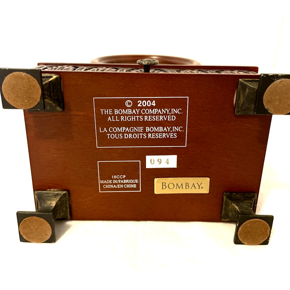 Bombay Desk Top Clock 2004. NOT WORKING - Picture 10 of 11